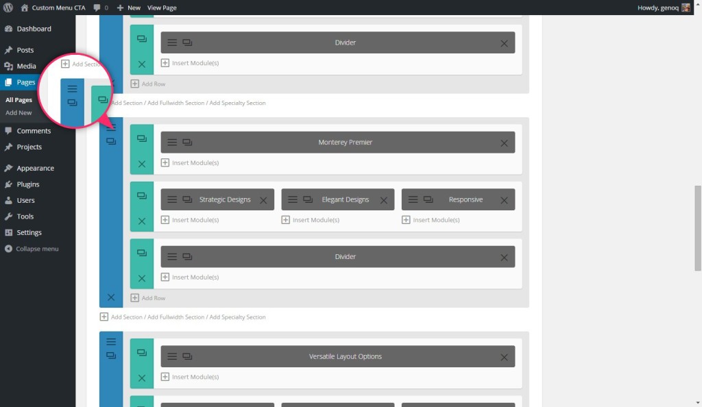 How to Create a Rounded Split Between Sections in Divi | Quiroz.co