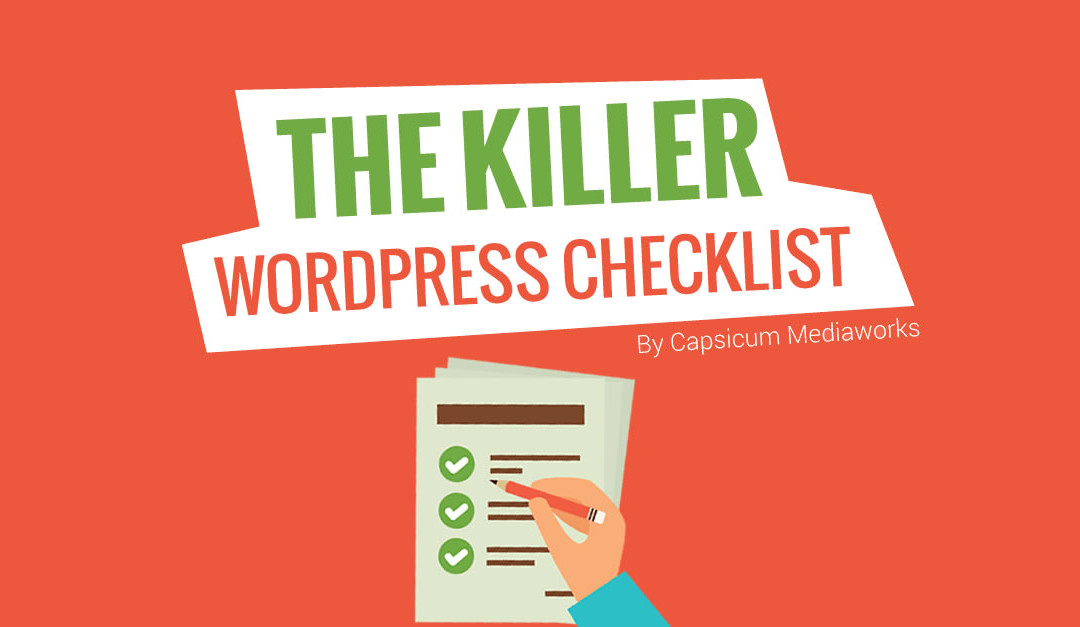 The Killer WordPress Checklist Infographic