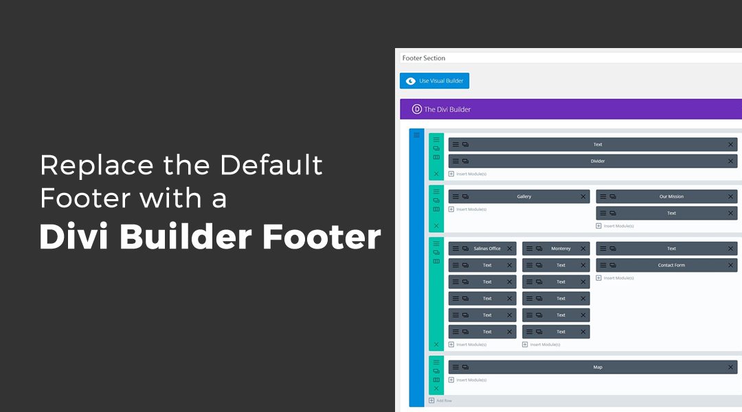 Replace the Default Footer with a Divi Builder Footer Saved in Your Divi Library