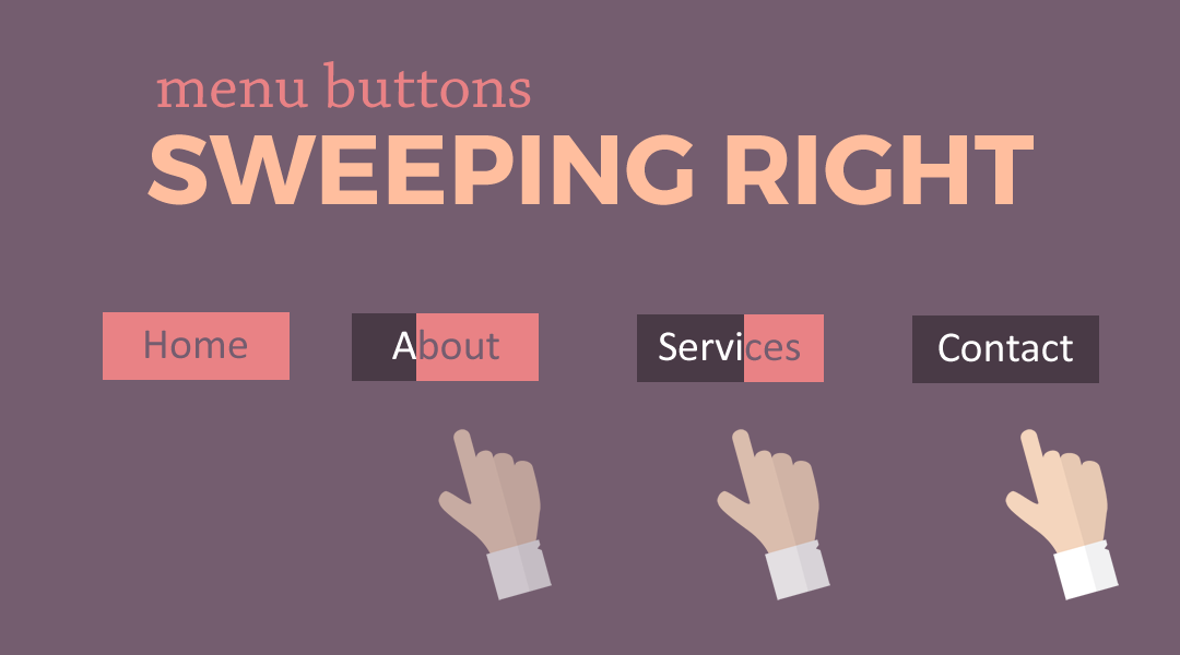 Divi Menu Buttons That Sweep Right