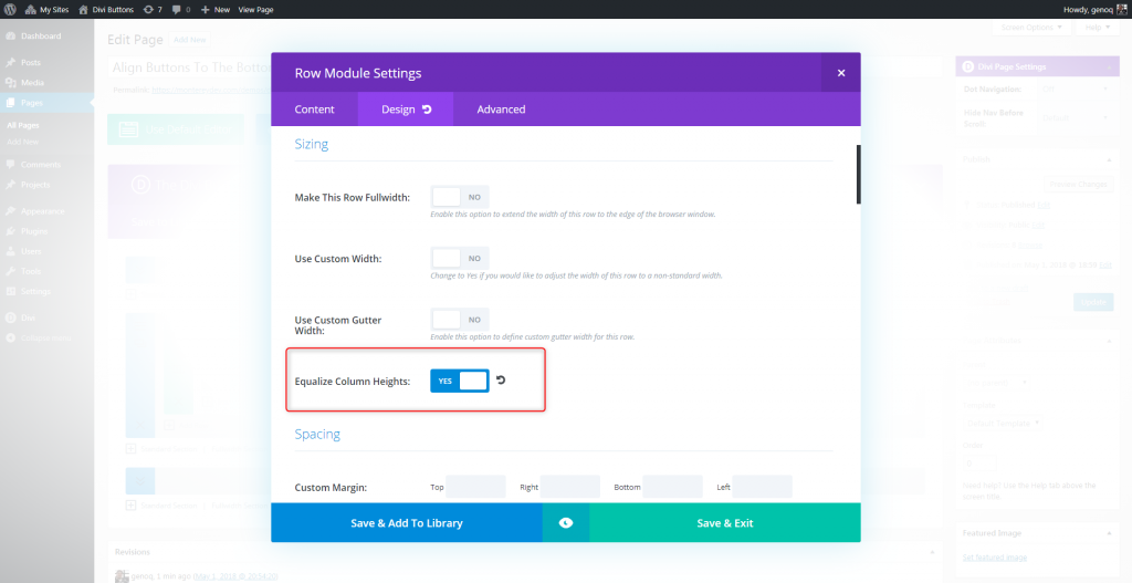 Bottom Right Add Button Align Buttons To The Bottom of the Row | Quiroz.co