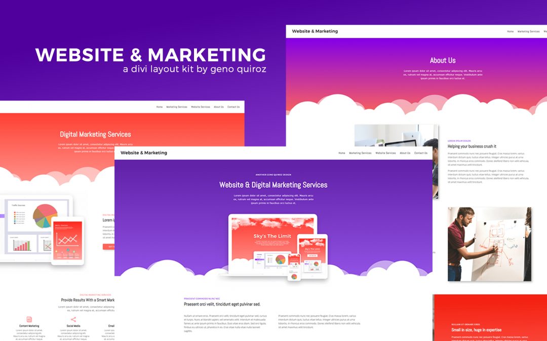 Get a FREE Website & Marketing Agency Layout Pack for Divi